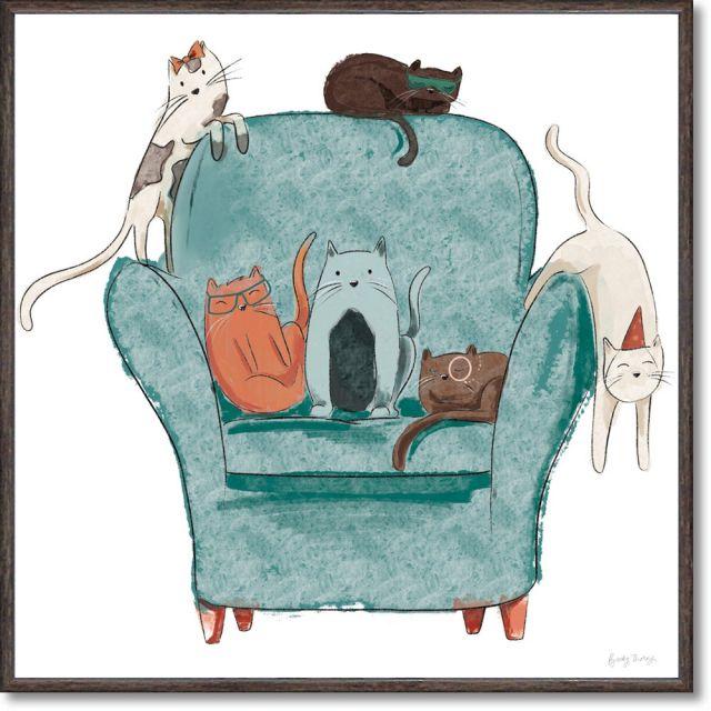 絵画 ベッキー ソーンズ プレイフル キャット1 壁掛け 額入り かわいい 猫の絵 おしゃれ アートフレーム Yp Bt 日本唯一の風景専門店 あゆわら 通販 Yahoo ショッピング