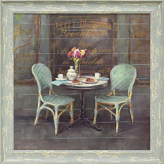 油絵ドイツ画家ホーゲン作品 手描き油絵 C.COX パリの風景 F6