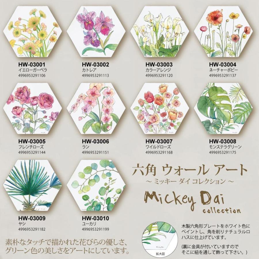壁掛け 六角 ウォール アート〜ミッキー ダイ コレクション〜「カラー  