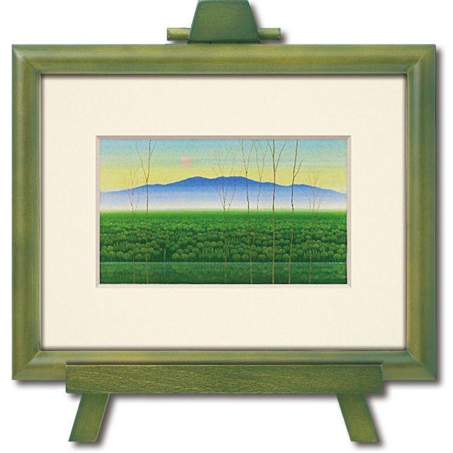 アートフレーム 照沼 光治 緑鏡 壁掛け 風景 自然 部屋に飾る絵 癒し 緑 山 プレゼント ギフト おしゃれ イーゼル付 リビング 玄関 トイレ インテリア Yp Kt 004 日本唯一の風景専門店 あゆわら 通販 Yahoo ショッピング