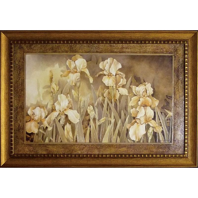 新作商品 絵画 リンダ トンプソン フィールド オブ アイリス 絵画 フィールド 油絵 壁掛け リビング 壁飾り インテリア 油絵 花 アートパネル ポスター 絵 額入り リビング 玄関 上牧町 977fc7ff Studio J Co