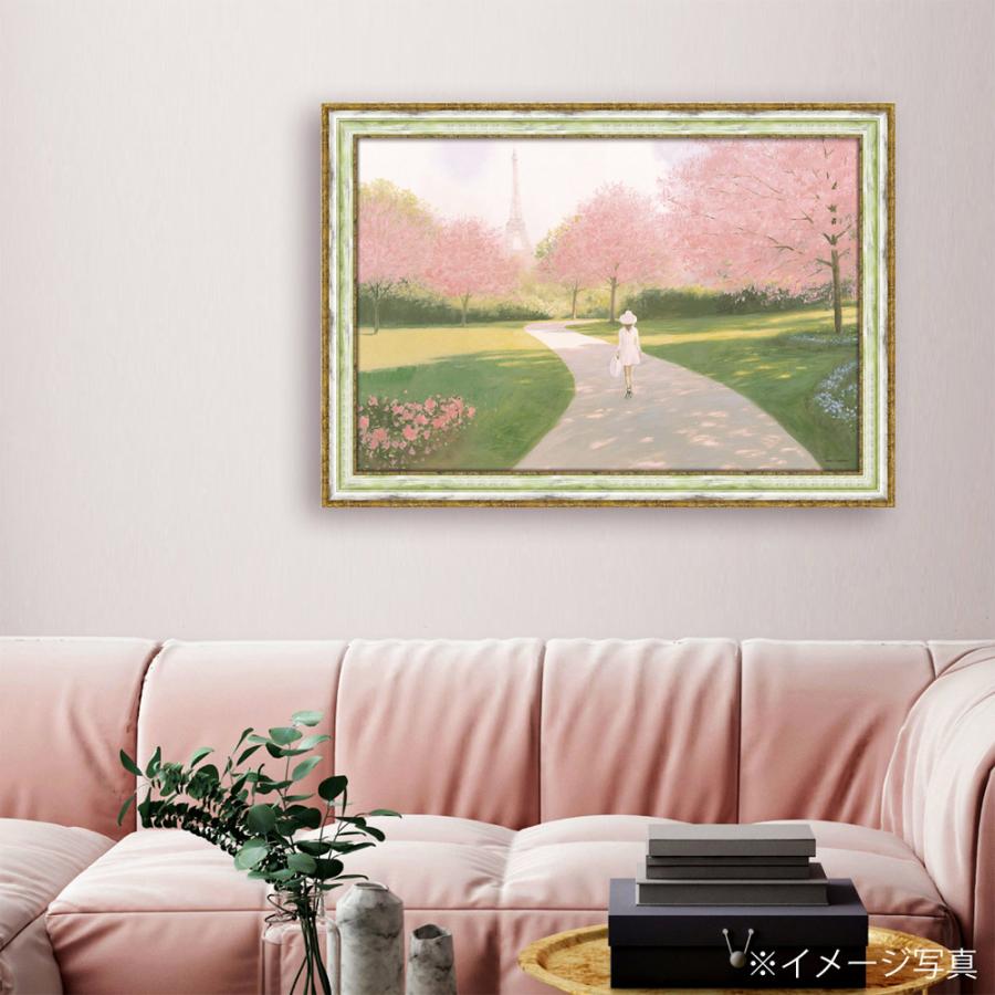 絵画 マルコ ファビアノ プランタン パリ2 アートフレーム 巣ごもり リビング 玄関 インテリア 壁掛け 額付き 額入り 額装込 プレゼント 花 街路樹 Yp Ma 日本唯一の風景専門店 あゆわら 通販 Yahoo ショッピング