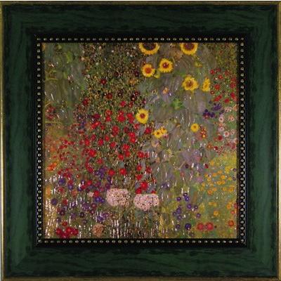 【美品】クリムトの壁掛け絵画　大型 インテリア クリムト ザ・キス 壁掛け 額入り 風景画 油絵