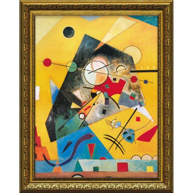 絵画 ミュージアムアートシリーズ カンディンスキー「静寂のハーモニー」 名画 壁掛け おしゃれ 絵 インテリア 額付き 壁 に 飾る アート