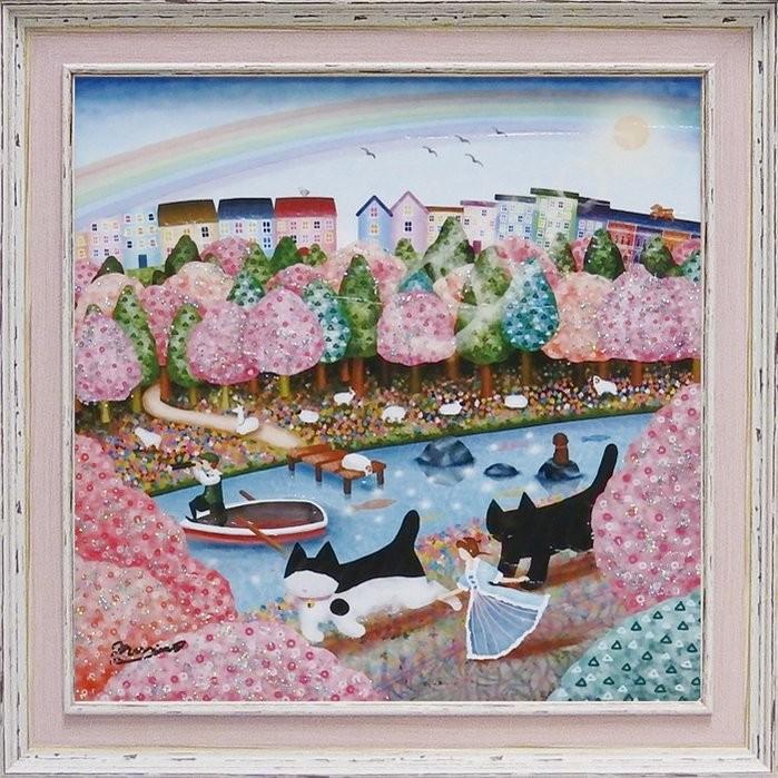 油絵 絵画 【flower park】