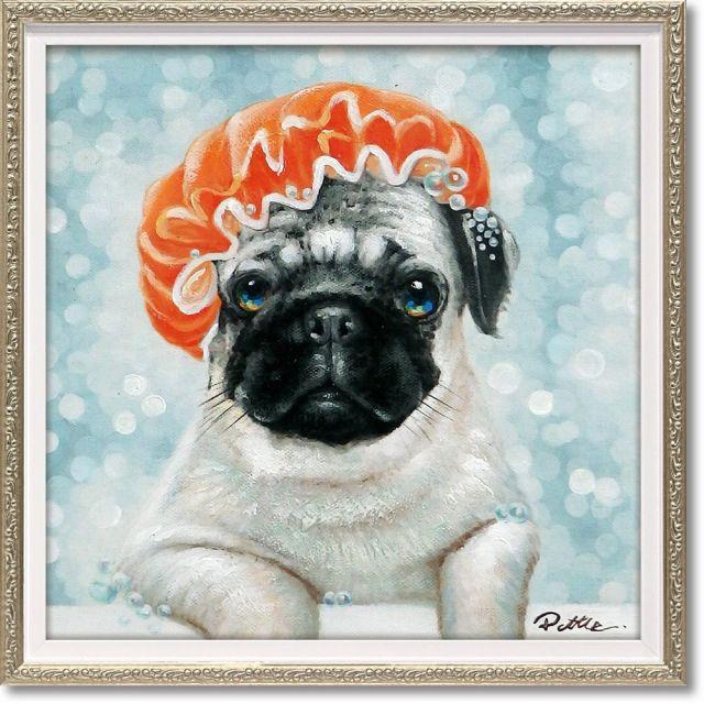 絵画 オイル ペイント アート カラーリング中 Sサイズ 壁掛け 手描き 油絵 カラフル 犬 インテリア おしゃれ 部屋に飾る絵 かわいい ギフト プレゼント Yp Op 日本唯一の風景専門店 あゆわら 通販 Yahoo ショッピング