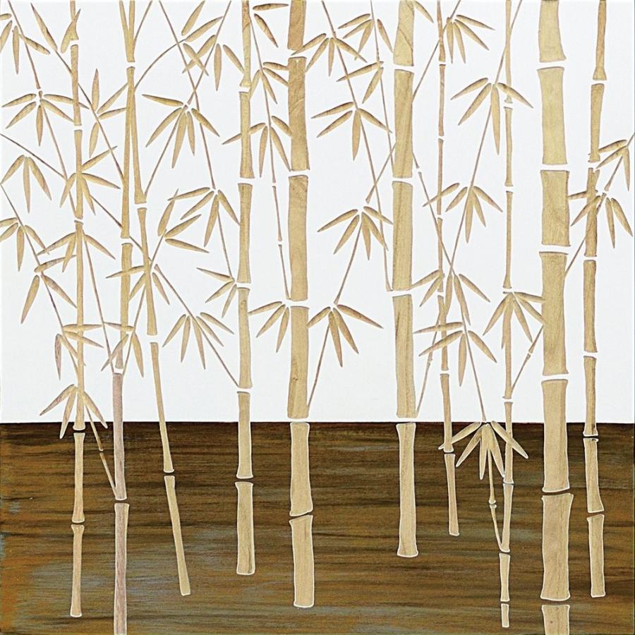 木彫りアート ウッド スカルプチャー アート「フォレスト バンブー（WH+NP）」 絵画 壁掛け 壁飾り インテリア