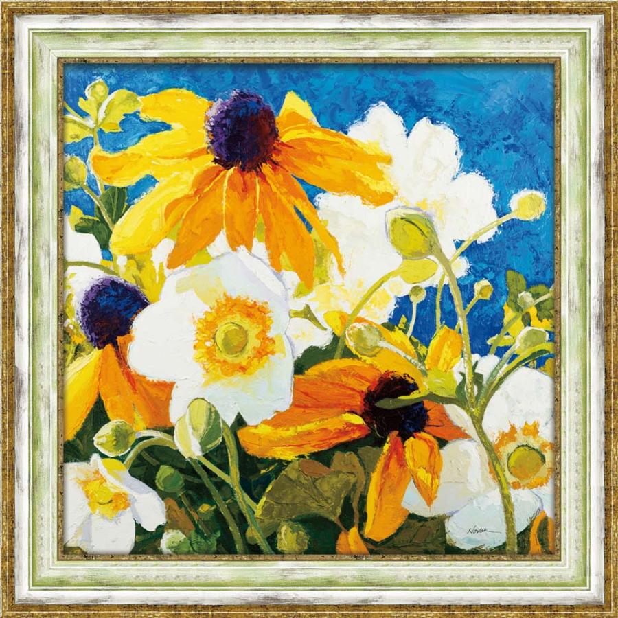 絵画 シャーリー ノヴァック「ウォーム アンド サニー」 花 フラワー おしゃれ インテリア 壁掛け : 日本唯一の風景専門店 あゆわら ...