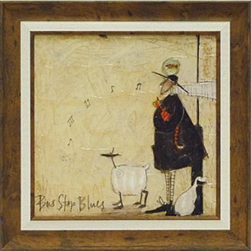 絵画 サムトフト バスストップ ブルース 壁掛け 壁飾り