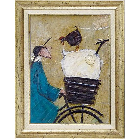 絵画 サムトフト ニワトリとにらめっこ 壁掛け 壁飾り 絵画 サムトフト ニワトリとにらめっこ 壁掛け 壁飾り