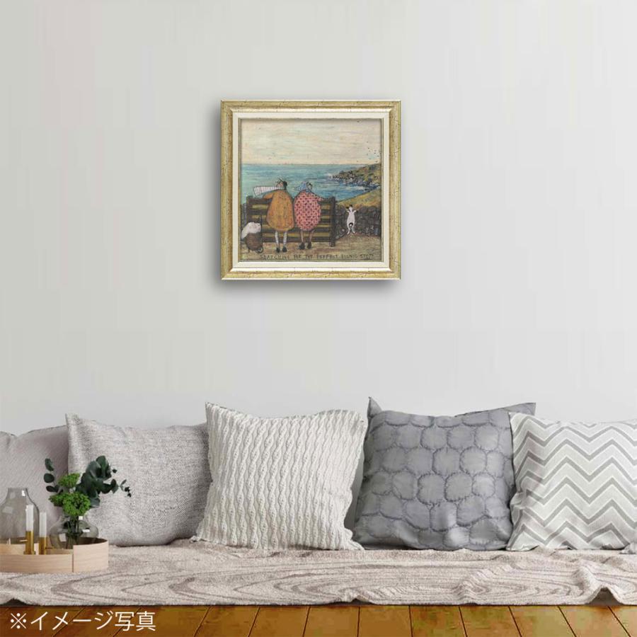 絵画 サム トフト「ピクニックの穴場を探そう」 アートフレーム