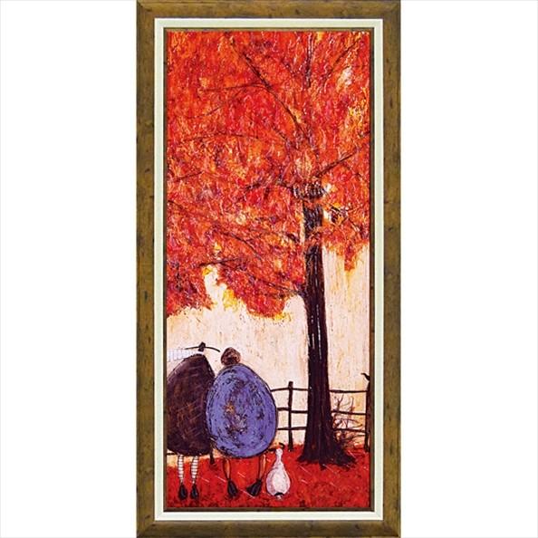 絵画 サムトフト オータム 絵画 壁掛け 壁飾り インテリア 油絵 花 アートパネル ポスター 絵 額入り リビング 玄関