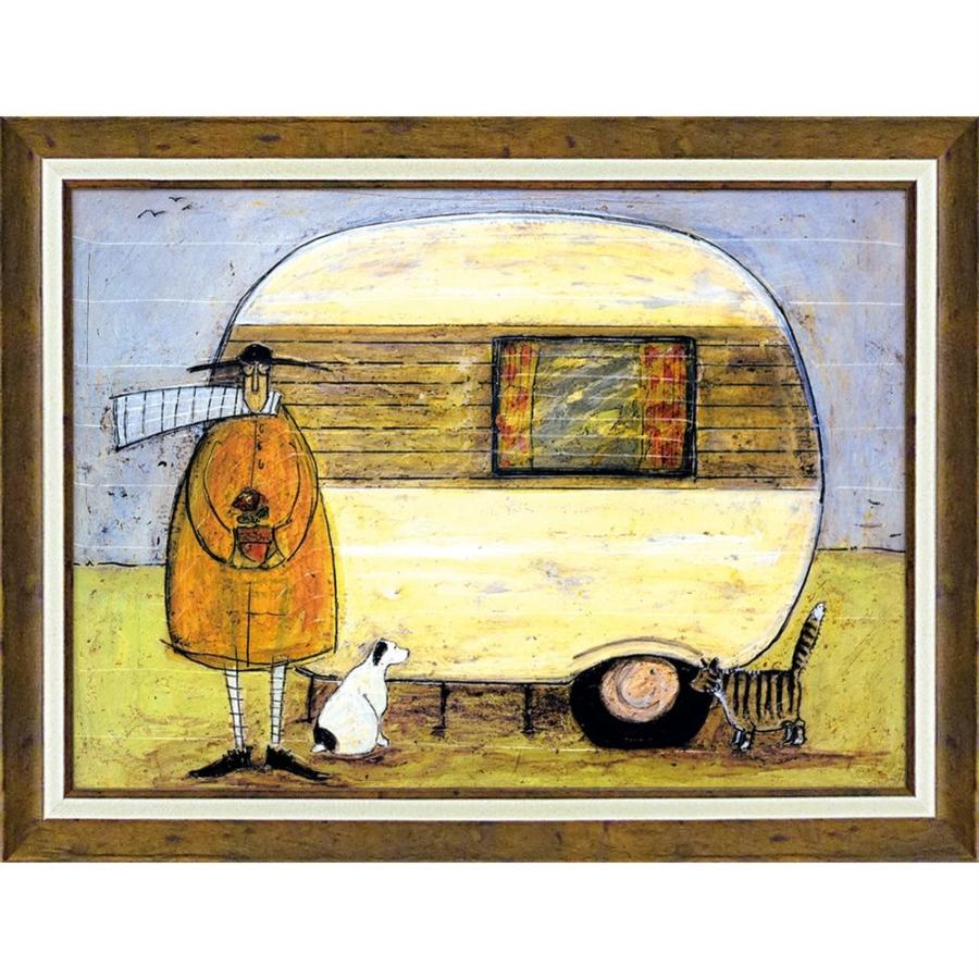 絵画 サムトフト「ホーム フロム ホーム」 絵画 インテリア 壁掛け アート 額縁 ギフト リビング おしゃれ