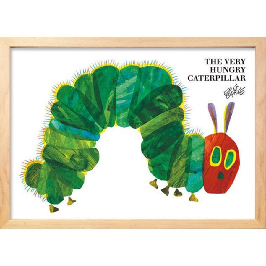 絵画 はらぺこあおむし(The Very Hungery Caterpillar) エリック・カール(Eric Carle)/絵画 壁掛け 壁飾り インテリア 油絵 花 アートパネル ポスター 絵｜ayuwara