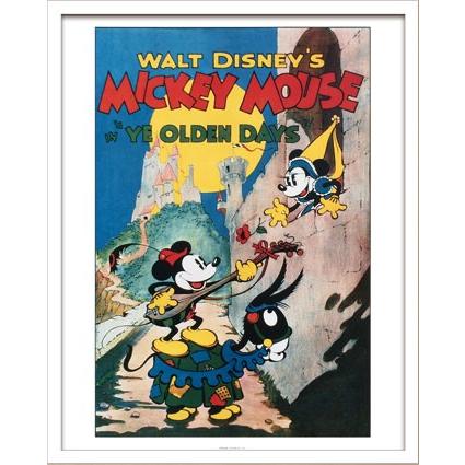 Disneyポスター ビンテージ ディズニー シリーズ Mickey Mouse 1 ミッキーマウス1｜ayuwara