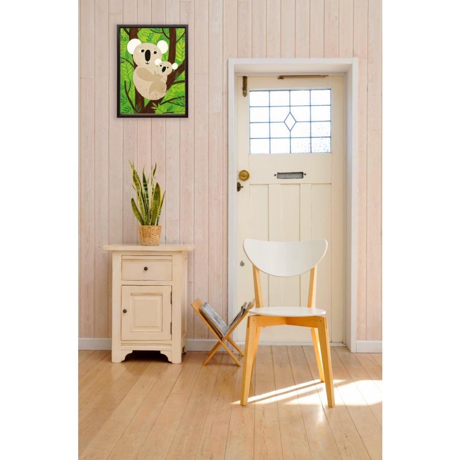 絵画/マッティ・ピックヤムサ きつね/額入り アートフレーム