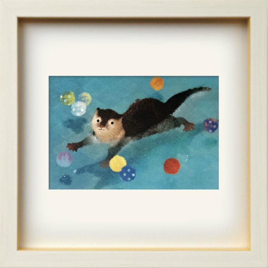 絵画 ゆうパケット カワウソ プールあそび 菜生 Nao スクエアフレーム 絵画 壁掛け 壁飾り インテリア 油絵 花 アートパネル ポスター 絵 Zno 614 日本唯一の風景専門店 あゆわら 通販 Yahoo ショッピング