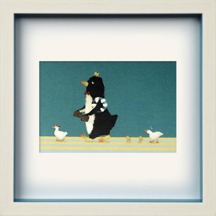 絵画：ANNA．Ｋ　ペンギンと海 絵画：ANNA．K ペンギンと海 絵画：ANNA．Kペンギンと海