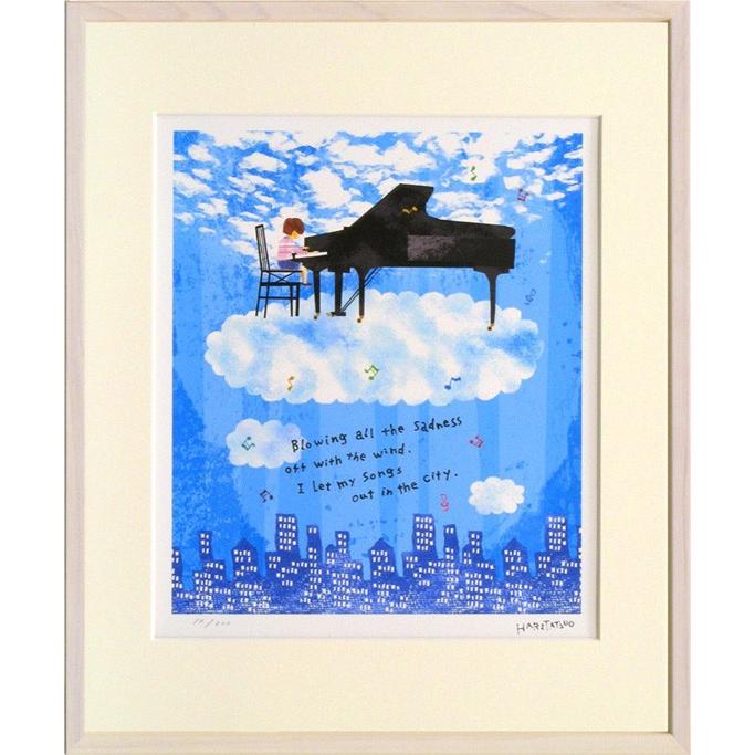 絵画 壁掛け 雲の上の演奏会 はりたつお 絵画 壁掛け 壁飾り インテリア 油絵 花 アートパネル ポスター 絵 額入り リビング 玄関 Zth 日本唯一の風景専門店 あゆわら 通販 Yahoo ショッピング