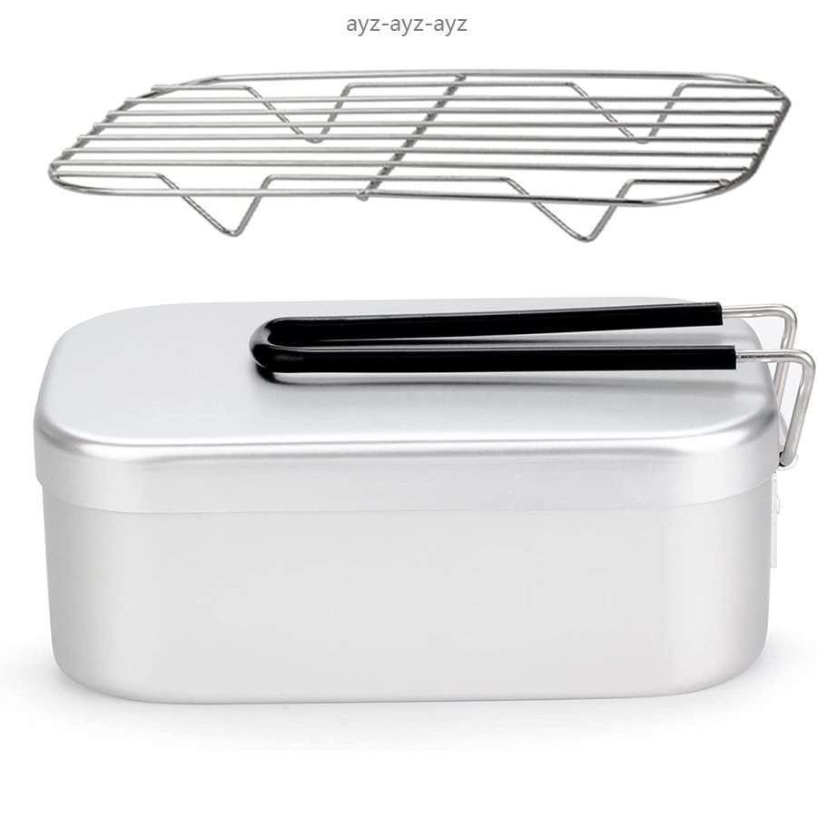 代引不可 Augymerメスティン セット キャンプ用品 2合炊き アルミ飯ごう バリ取り済 すいはん 自宅炊飯 軽量 アウトドア 日常生活 防災対策 網付き Cisama Sc Gov Br