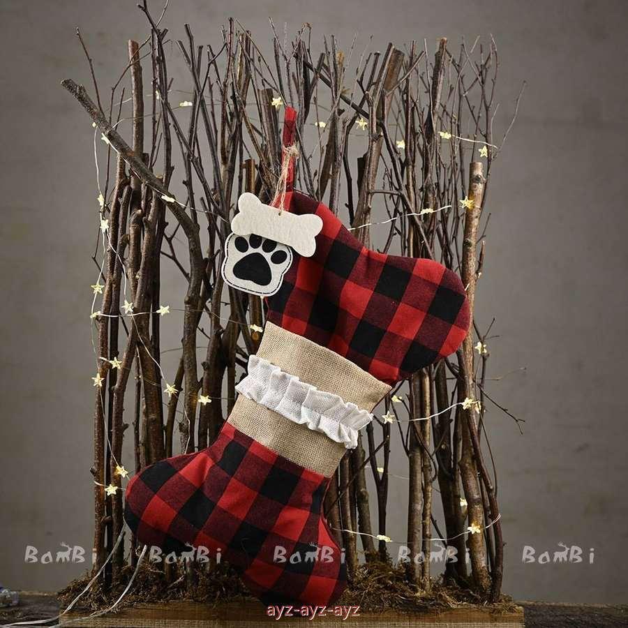 クリスマスツリー 飾り クリスマス 通常便なら送料無料 玄関 置物 クリスマスブーツ プレゼント ソックス