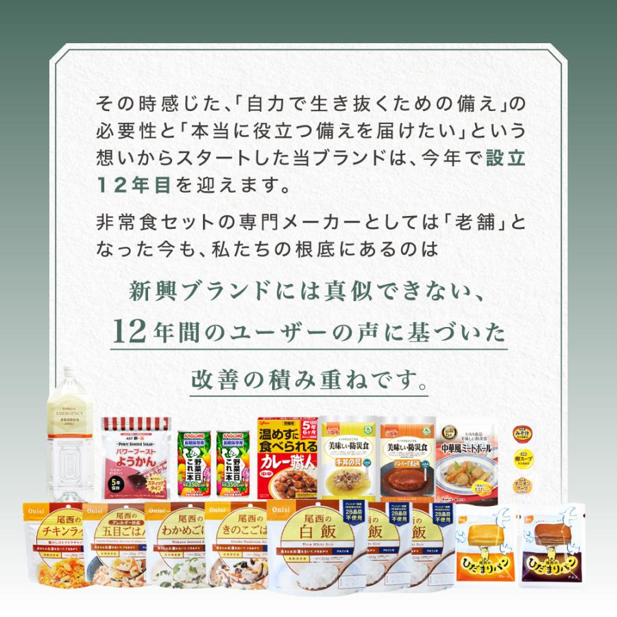 尾西食品 非常食 セット 長期保存 3日分 防災 非常食セット 食品