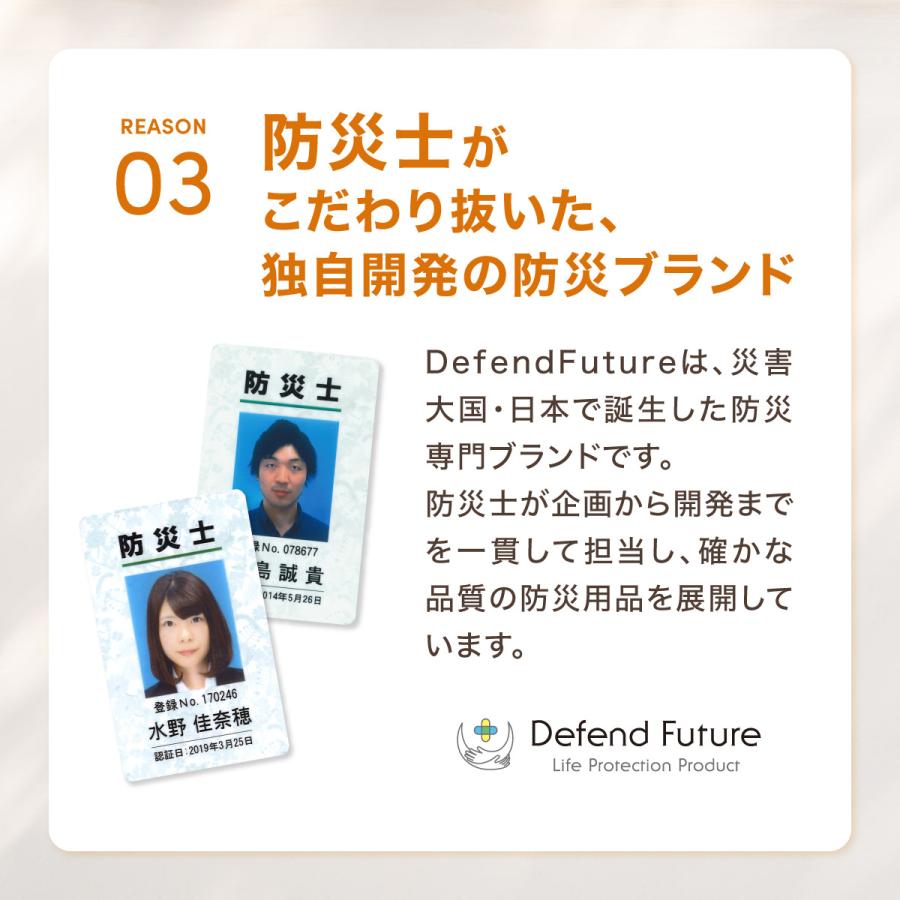 Defend Future 防災セット 1人用 防災グッズ セット 防災 備蓄米 厳選