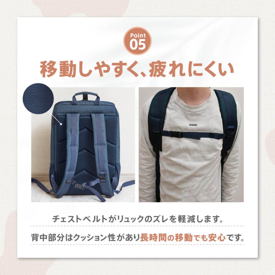 防災リュック　紺色　【美品】 Defend Future 撥水加工リュック 防災リュック ネイビー 撥水 撥