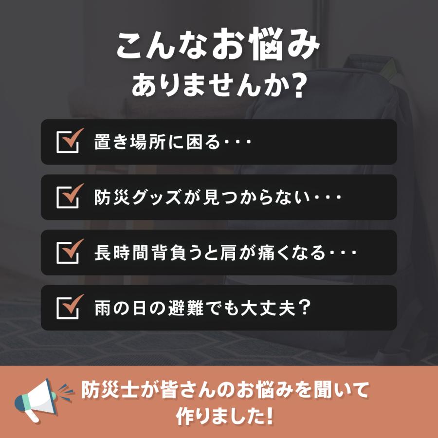 撥水加工リュック 防災リュック ネイビー 撥水  撥水加工 防災 リュック Defend Future | Defend Future | 02