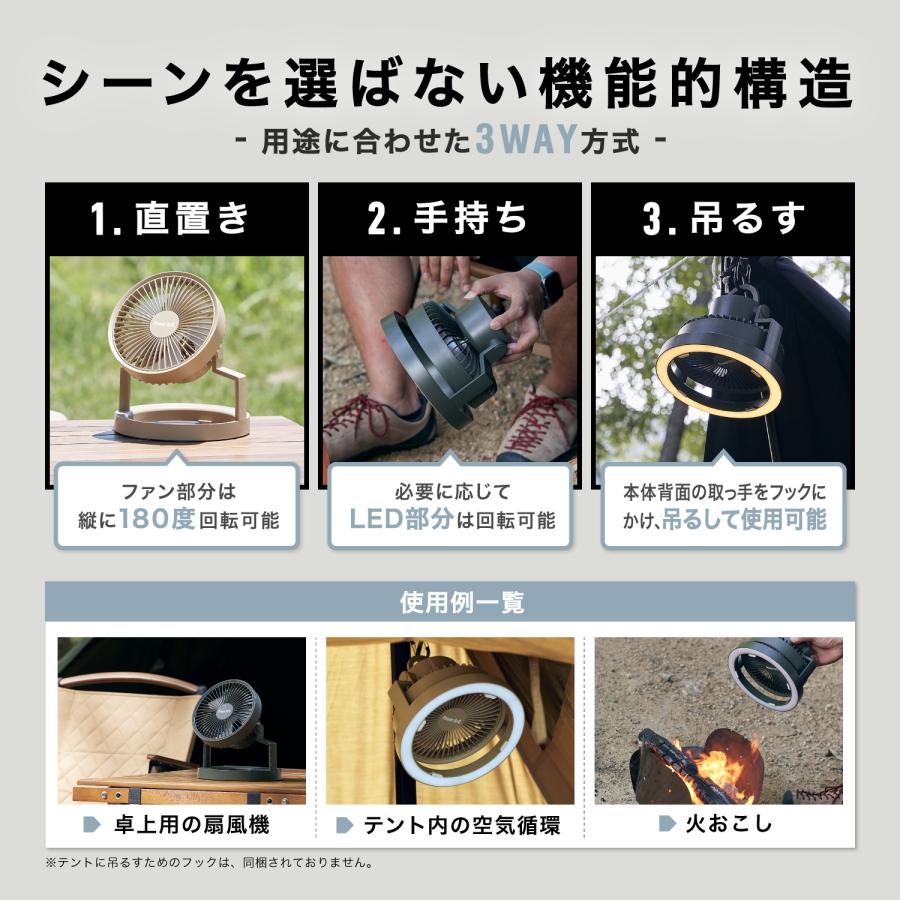PowerArQ Fan Light 卓上扇風機 ファンライト サーキュレーター |  | 03