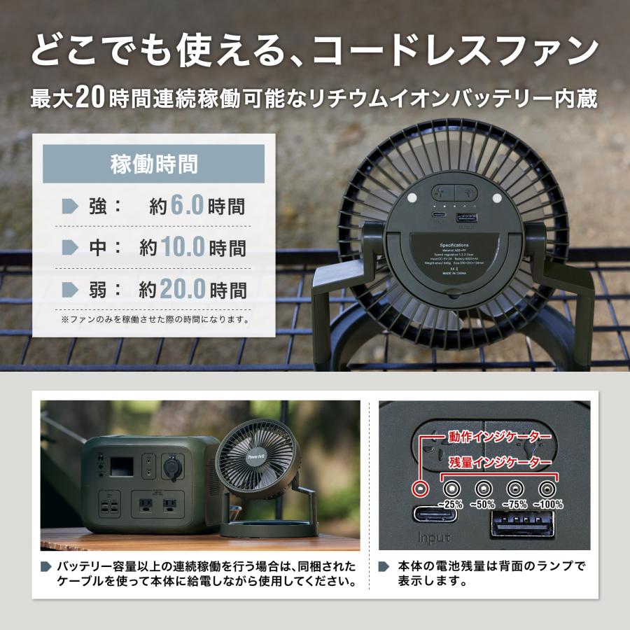 PowerArQ Fan Light 卓上扇風機 ファンライト サーキュレーター |  | 04