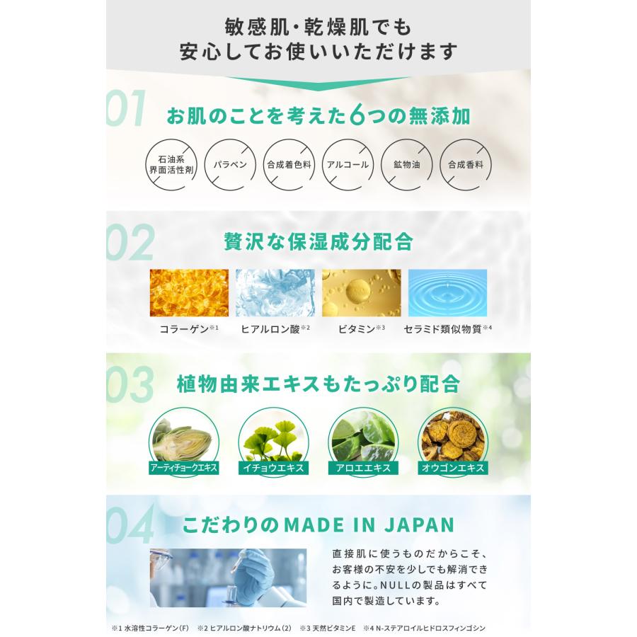 NULL（ヌル） アクネブロック フェイスウォッシュ メンズ (ニキビ を