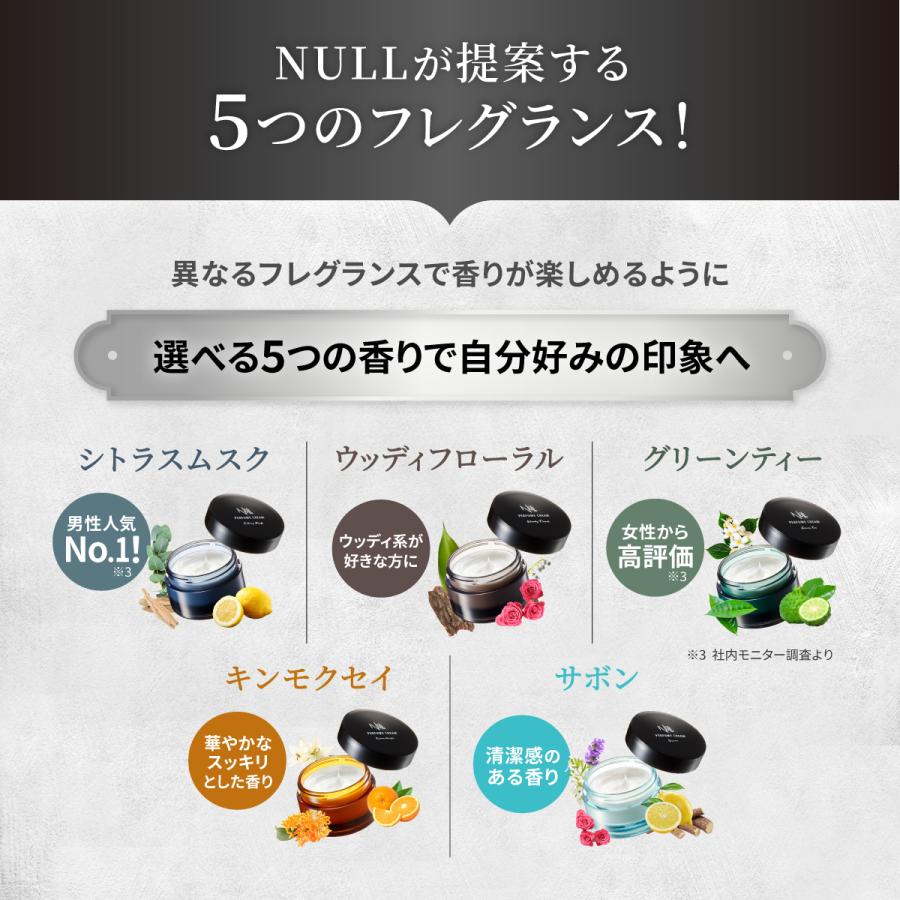 NULL（ヌル） 【選べる4つのフレグランス】 練り香水 香水 メンズ