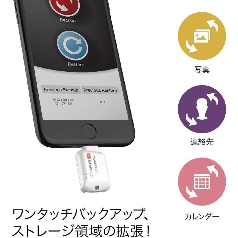 iPhone X対応 YouTube動画を持ち歩く、Apple専用 micro SDカードリーダー TubeReader｜az-select-store｜03