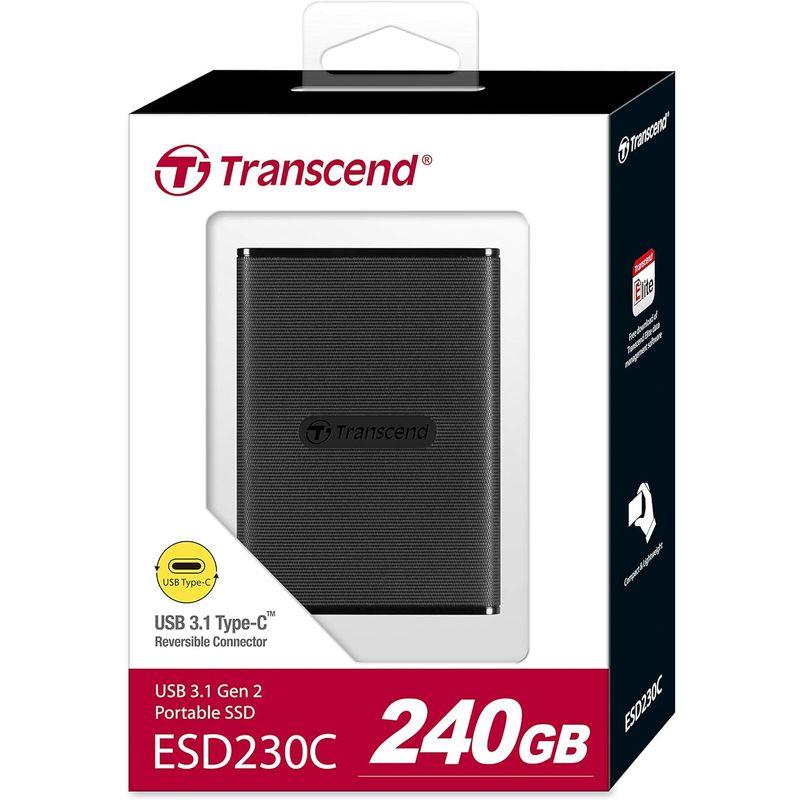トランセンド・ジャパン 240GB External SSD ESD230C USB 3.1 Gen 2 Type C｜az-select-store｜05
