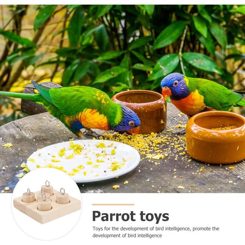 POPETPOP バードトイ インコ玩具 鳥のおもちゃ小型 咀嚼玩具 知育玩具 訓練玩具 ストレス解消｜az-select-store｜03