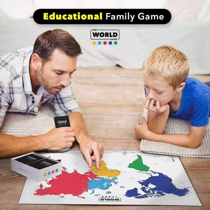 The World Game (ザ・ワールドゲーム) - 地理カードゲーム - 子供/家族/大人のための学習ボードゲーム - ティーンエージ｜az-select-store｜04