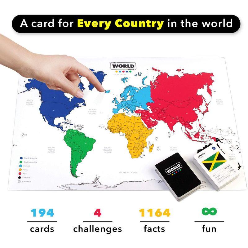 The World Game (ザ・ワールドゲーム) - 地理カードゲーム - 子供/家族/大人のための学習ボードゲーム - ティーンエージ｜az-select-store｜06