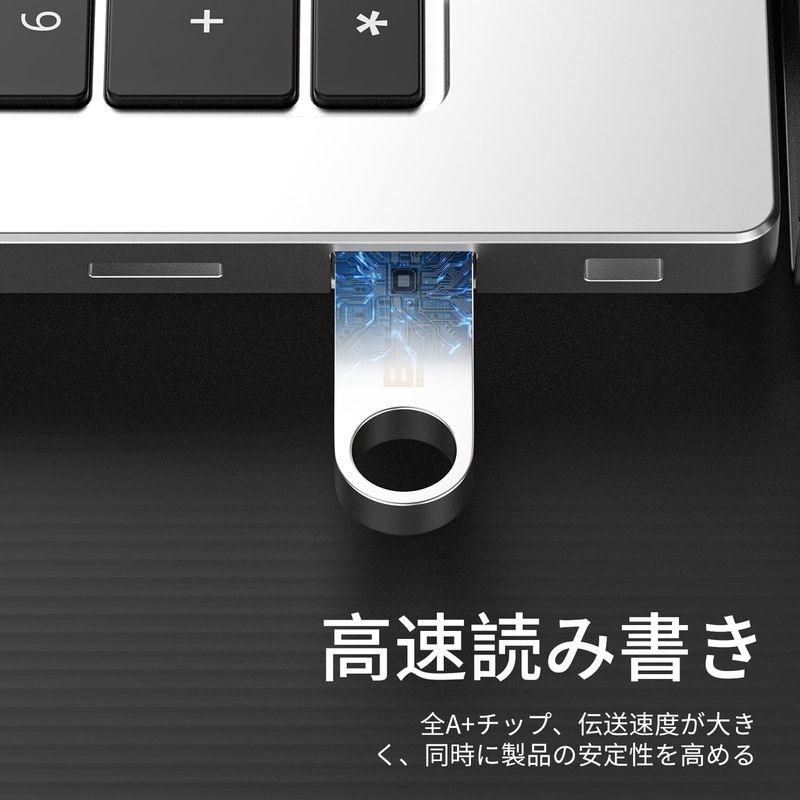 USBメモリ 2個セット USB3.0 高速 64GB 金属製 コンパクトフラッシュドライブ 耐衝撃 防水 防塵｜az-select-store｜02