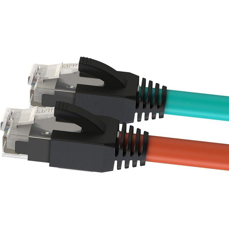 LINKUP Cat6A プラグ ブーツ | RJ45 イーサネット コネクタ ジャック ブーツ | ブラック |100-個入り| ラウンド｜az-select-store｜06