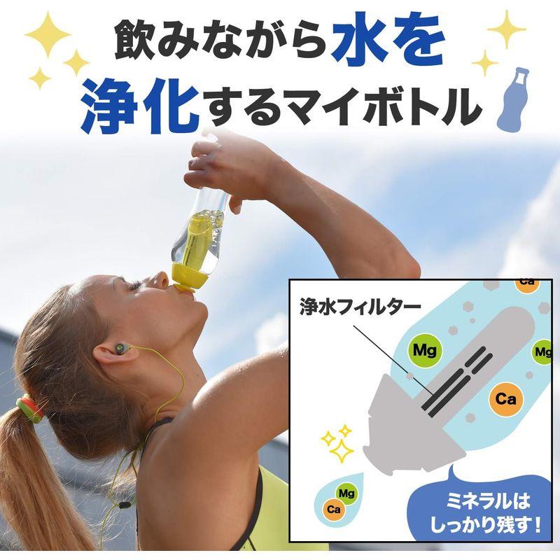 DAFI ダフィ 浄水ボトル 携帯用 ボトル型 浄水器 浄水 ボトル 水筒 カートリッジ付き 日本仕様・日本正規品 (ミント, 500ml)｜az-select-store｜04