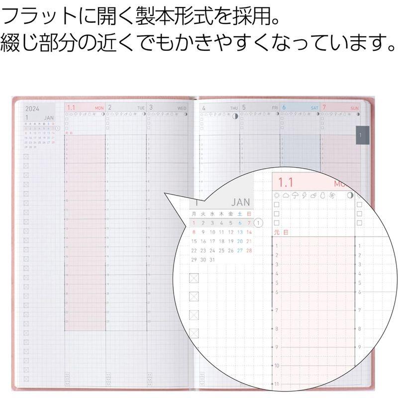 コクヨ(KOKUYO) ジブン手帳 Lite 手帳 2024年 A5 スリム マンスリー&ウィークリー ネイビー ニ-JL1DB-24 20｜az-select-store｜04