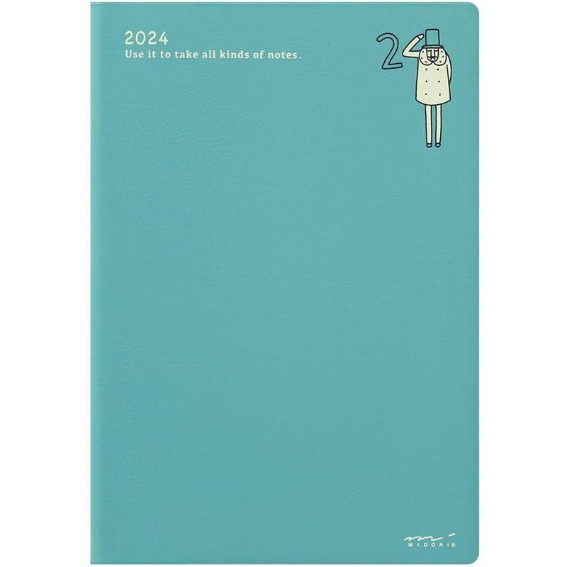 ミドリ ポケットダイアリー 手帳 2024年 B6 ウィークリー オジサン柄 22261006 (2024年1月始まり)｜az-select-store｜07