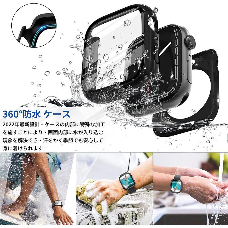 2023改良モデルANYOI for アップルウォッチ カバー Series 9/8/7 45mm Apple Watch 保護 防水ケース｜az-select-store｜09