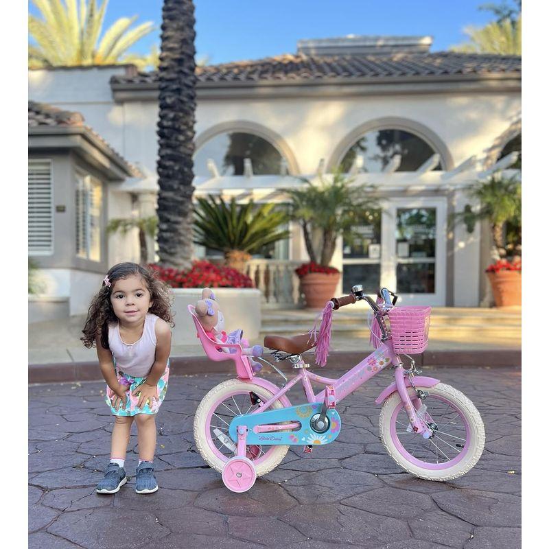STITCH 子供用自転車 Daisy(デージー) 12 14 16インチ 人形用シート カゴ ポンポン こども 幼児 自転車 バイク キッ｜az-select-store｜05