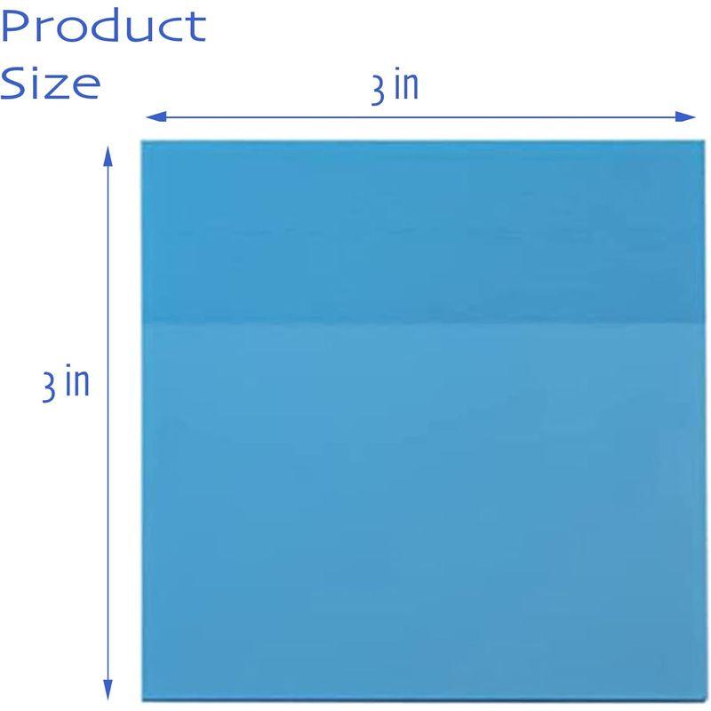 YUBX 付箋 透明 6色 セット 50枚*6冊 おしゃれなマカロン色 書き込み可能なメモ 半透明ふせん 防水 粘着性 プランナー、メッセー｜az-select-store｜08