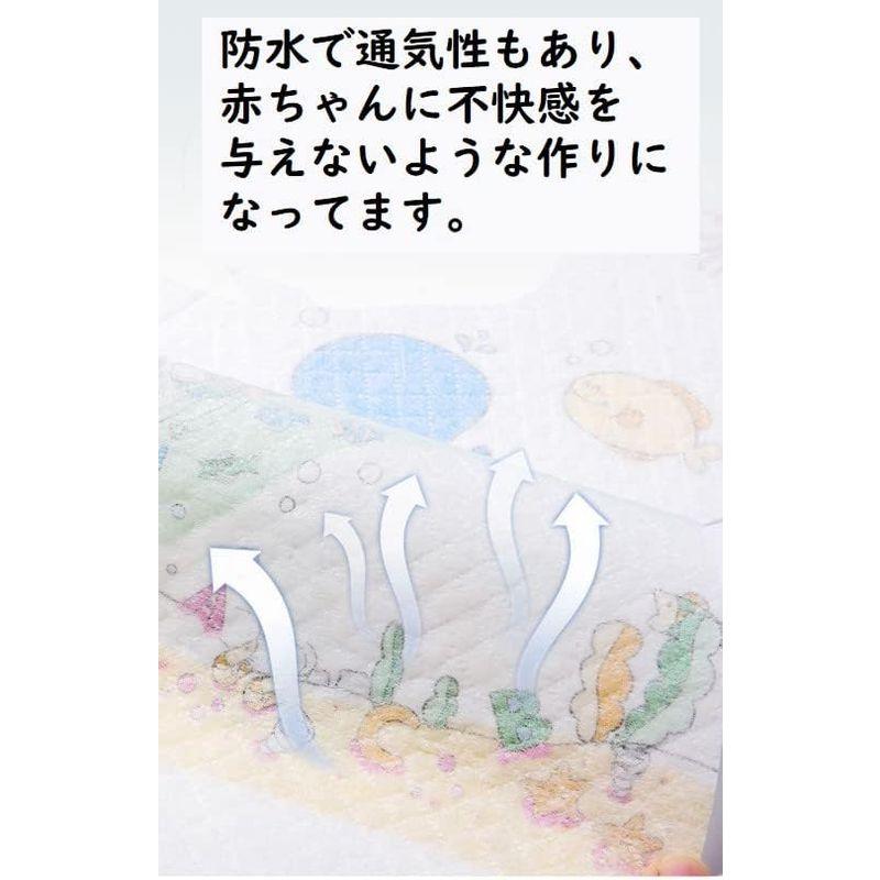 ZAHADA 使い捨てエプロン ベビー スタイ 60枚入り よだれかけ お食事エプロン ビブ 不織布 防水 前掛け 子供 食事 赤ちゃん エ｜az-select-store｜05