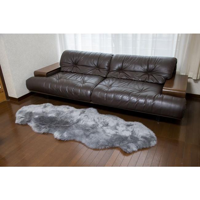 約58X175cm ムートンフリース 長毛タイプ ベージュ、グレー ※代引不可 ※北海道は送料別途1500円、※沖縄・離島は不可 ※2日〜5日お時間をいただきますの画像