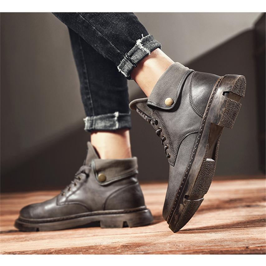 お1人様1点限り マーチンブーツ メンズ シューズ 靴 メンズファッション ショートブーツ ハイカット ブーツ 紳士靴 ビンテージ 厚底 カジュアルシューズ 秋冬 新作 無地 正規激安 Technet 21 Org