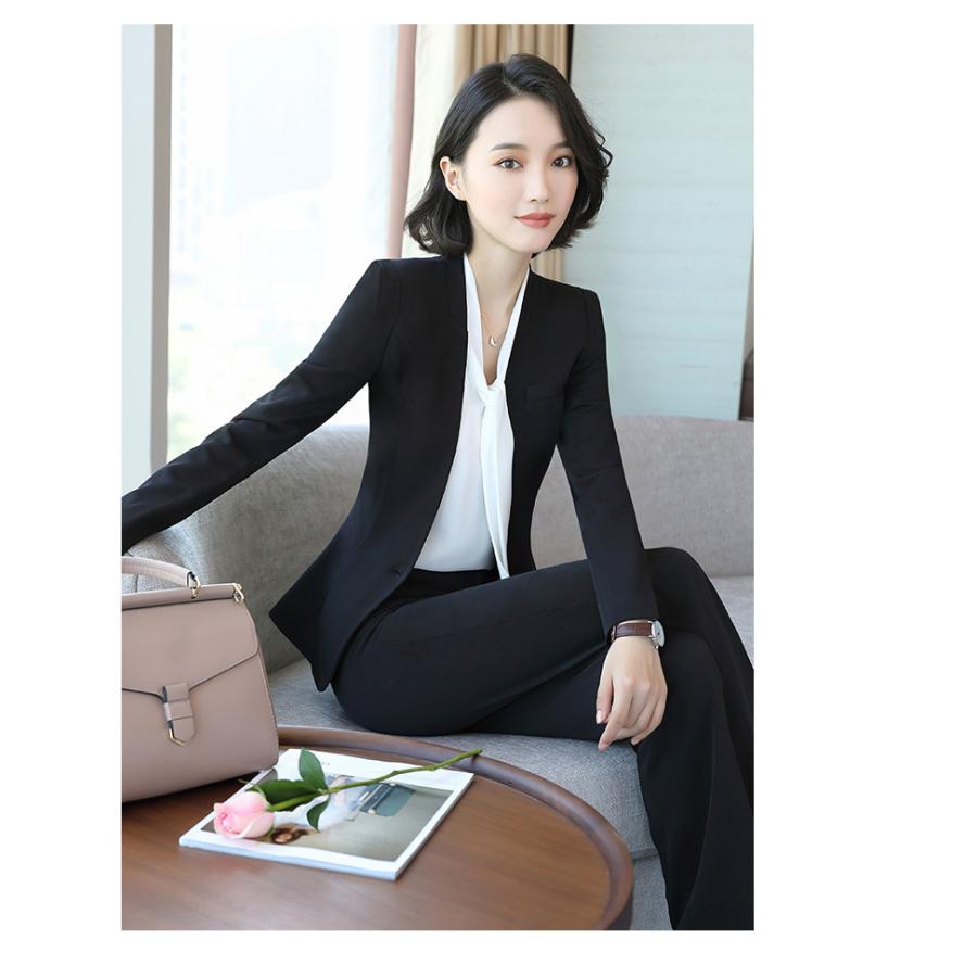 セール レディーススーツ 上下スーツ ３点セット Ol通勤 面接 ビジネス オフィス フォーマル 七五三入学式 入社 卒業式 長袖 セールsale Lace Org Br